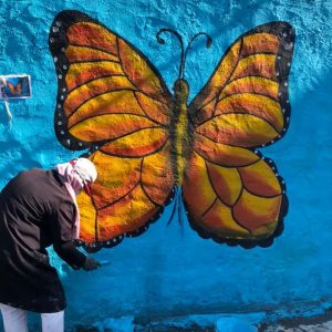 تجلی هنر در خیابان‌های شهر صومعه سرا