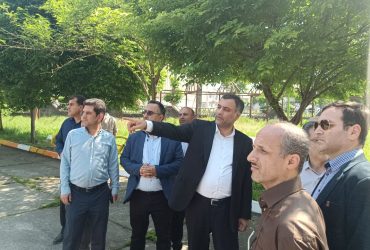 بازدید نماینده محترم شهرستان صومعه‌سرا و شهردار از پارک ابریشم