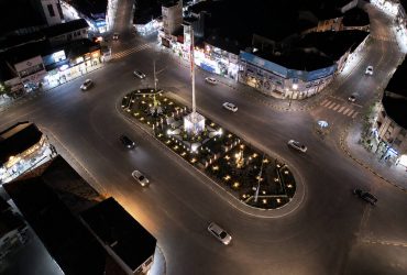 رونمایی از پروژه بازسازی میدان بسیج صومعه سرا با حضور استاندار گیلان